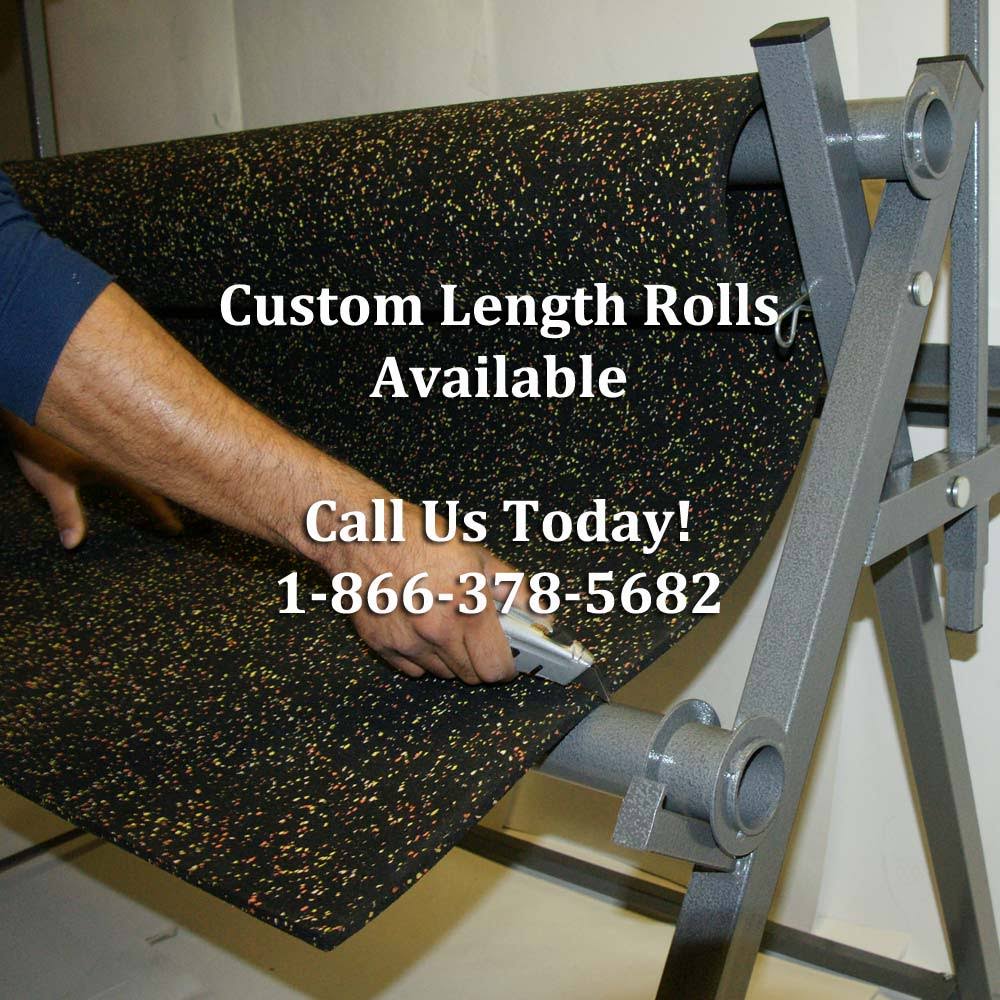 3/8 inch x 4ft. x 10ft. Black Rubber Flooring Mat G104092