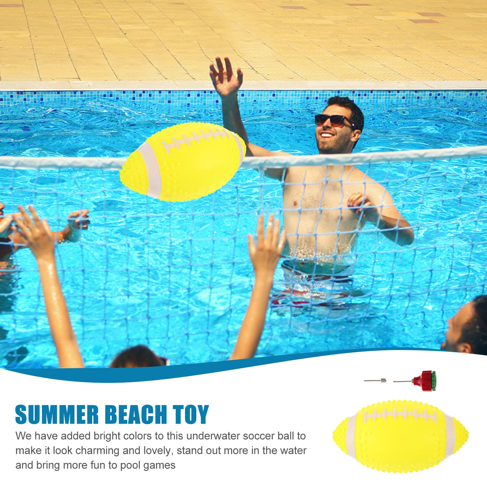 Underwater Rugby Toy Pool Ball Toy X118177