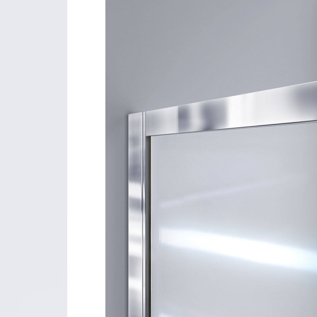 Clear Sliding Shower Door in Oil Rubbed Bronze E8186