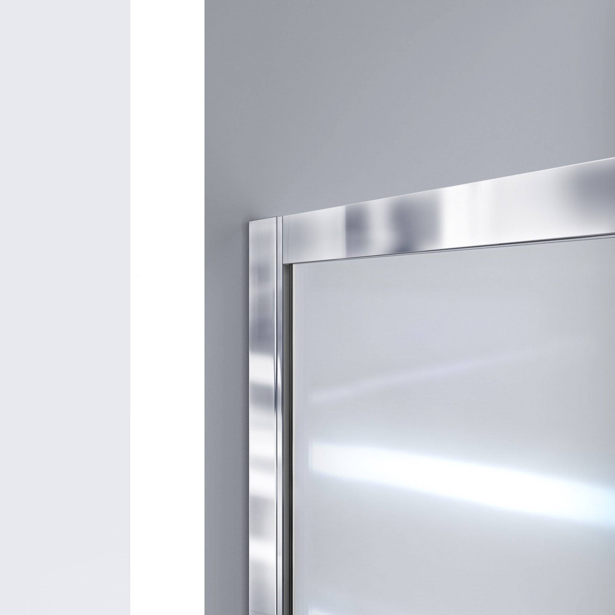 Clear Sliding Shower Door in Oil Rubbed Bronze E8186