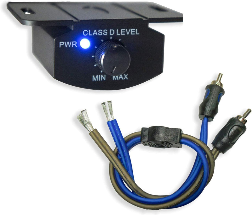 Dual 10 Sub Box Bundle with Amp Compatible with 2007-2013 Toyota Tundra Double Cab Truck X5370