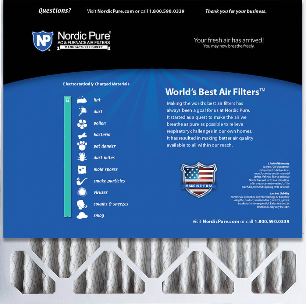 MERV 14 Air Filters 4 Pack S685156