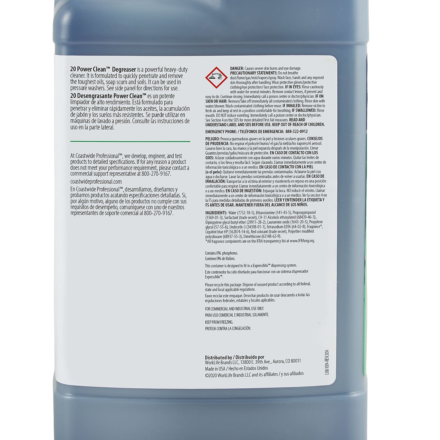 Hvy-duty Cleaner/Degreaser Power Clean Concentrate 3.25L F354806