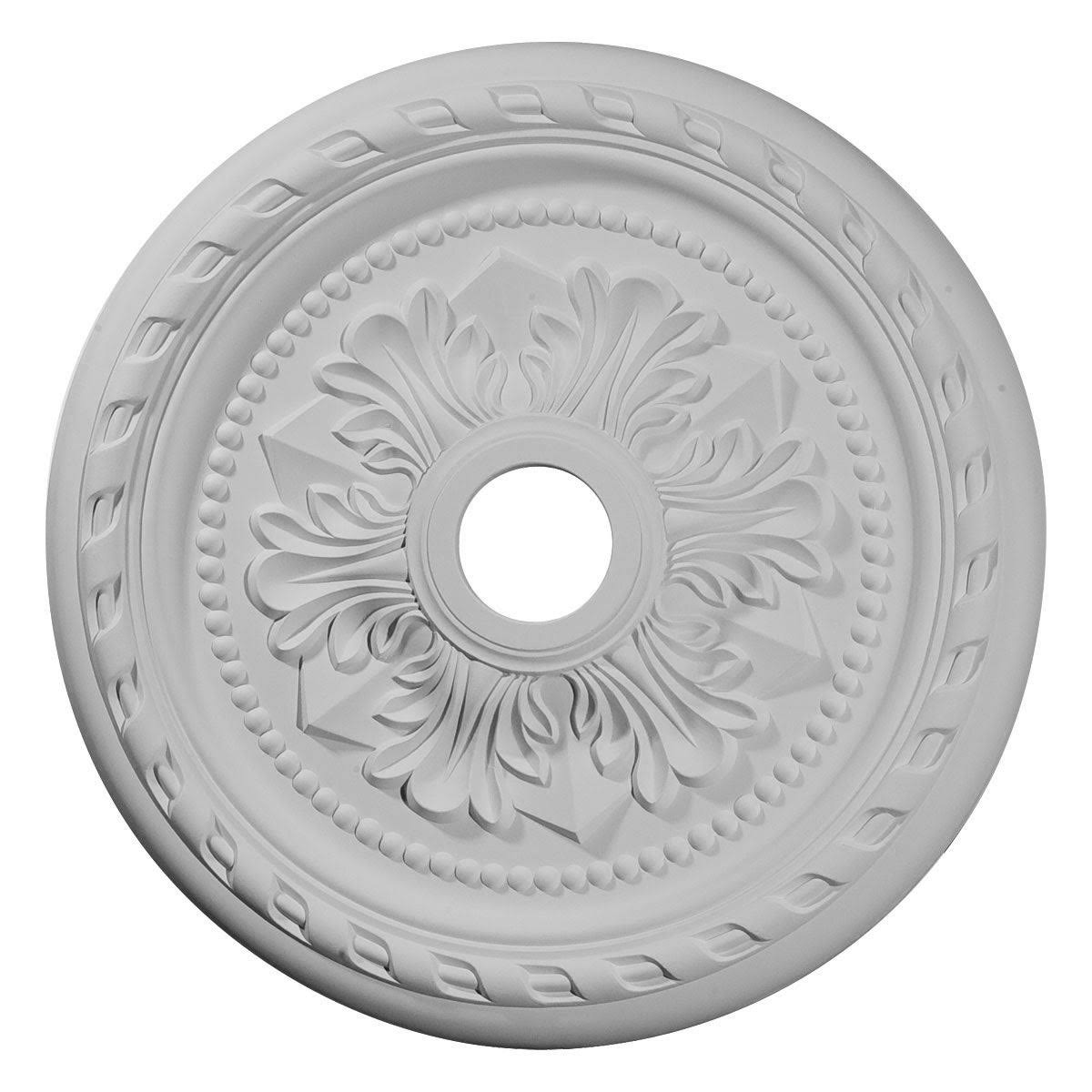 23 5/8x22OD x 3 5/8x22ID x 1 5/8x22P Ceiling Medallion Ultra Pure White D353856