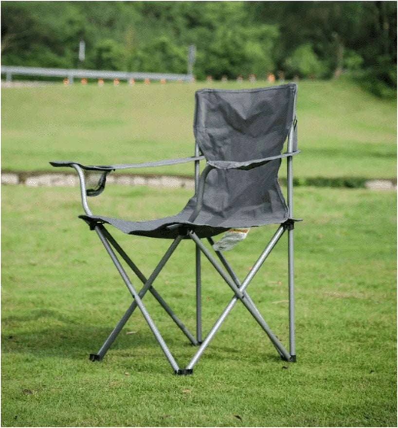 Quad Folding Camp Chair 2 Pack with Mesh Cup Holder Y355312