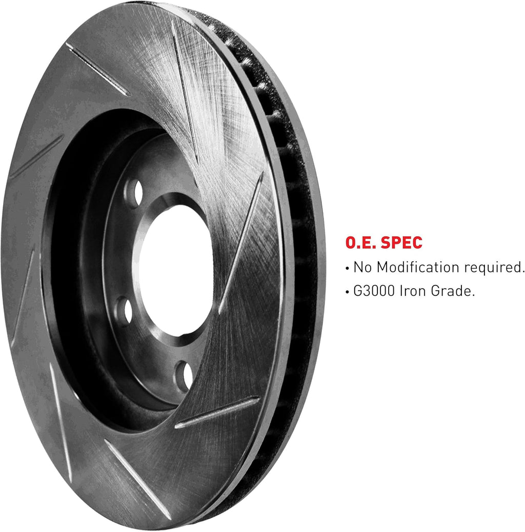 Front Brake Pads and Rotors Kit, Semi Metallic M36669