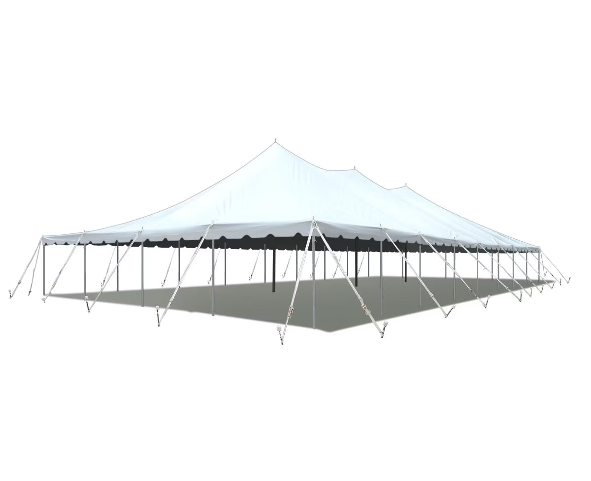 White Waterproof 40 ft x 80 ft Canopy Tent G78365