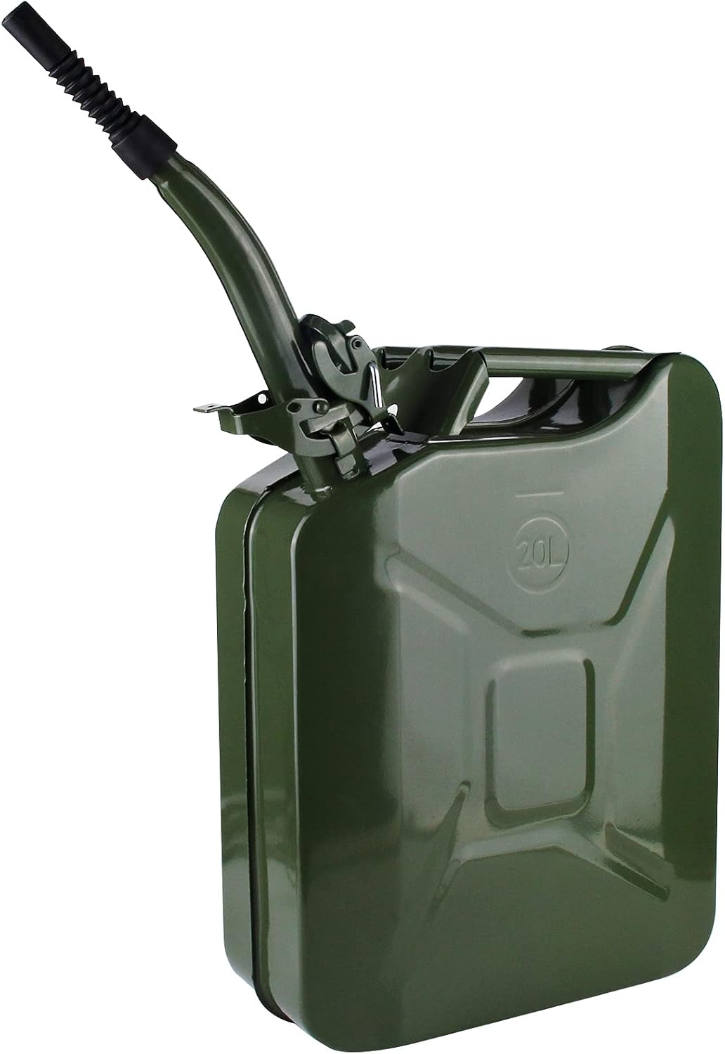 Army Green 20L Steel Gas Can Pack of 2 C4985