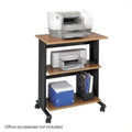 Mobile Printer Cart in Medium Oak S145984