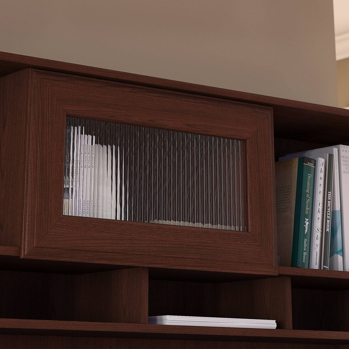 Corner Desk with Hutch and 2 Drawer File Cabinet Q834