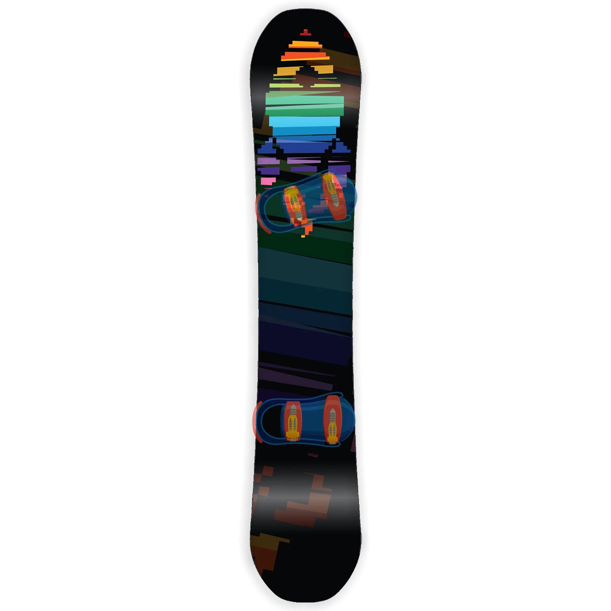 8 bit Pride Rocket Snowboard Wrap Sticker Skin Cover H986757