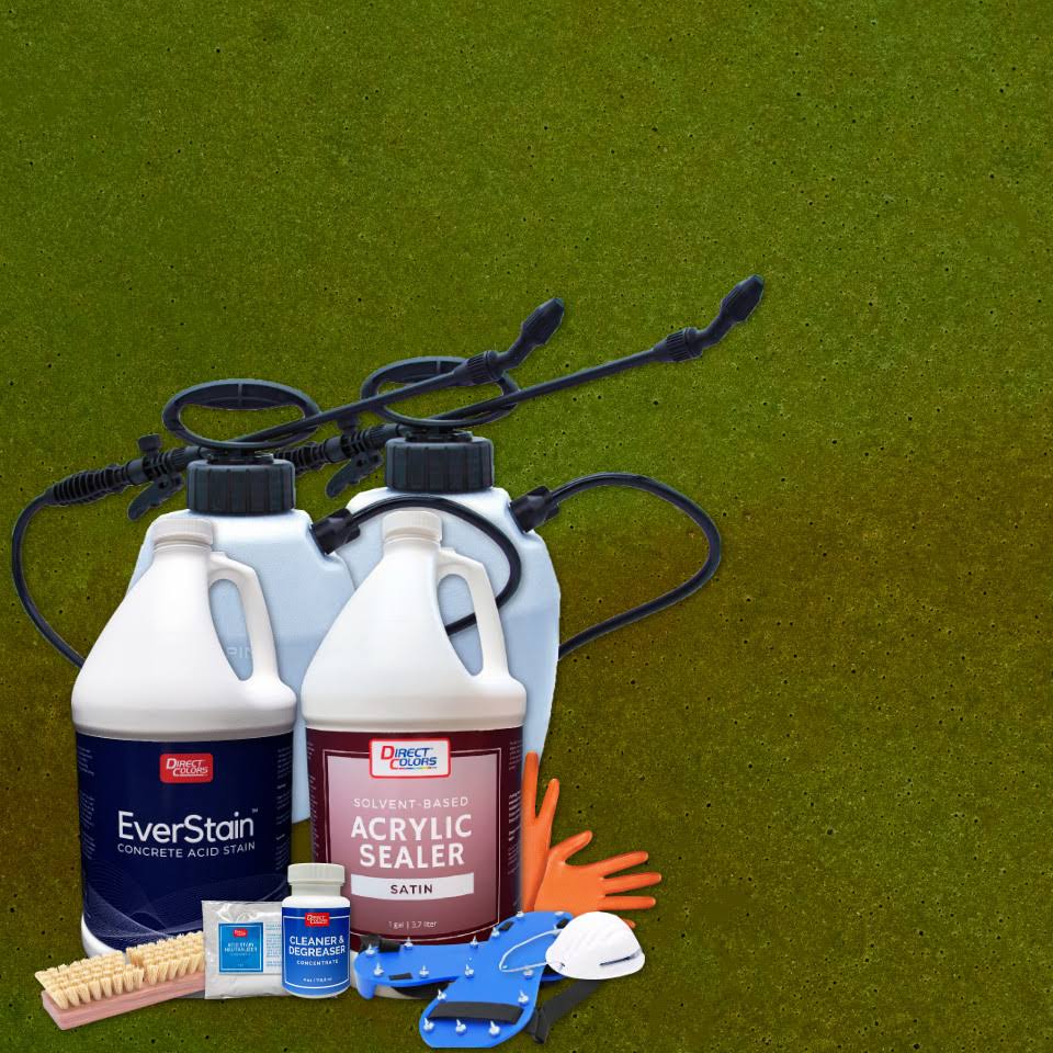 Avocado Green Concrete Acid Stain Kit for 200 Sq. ft S6106
