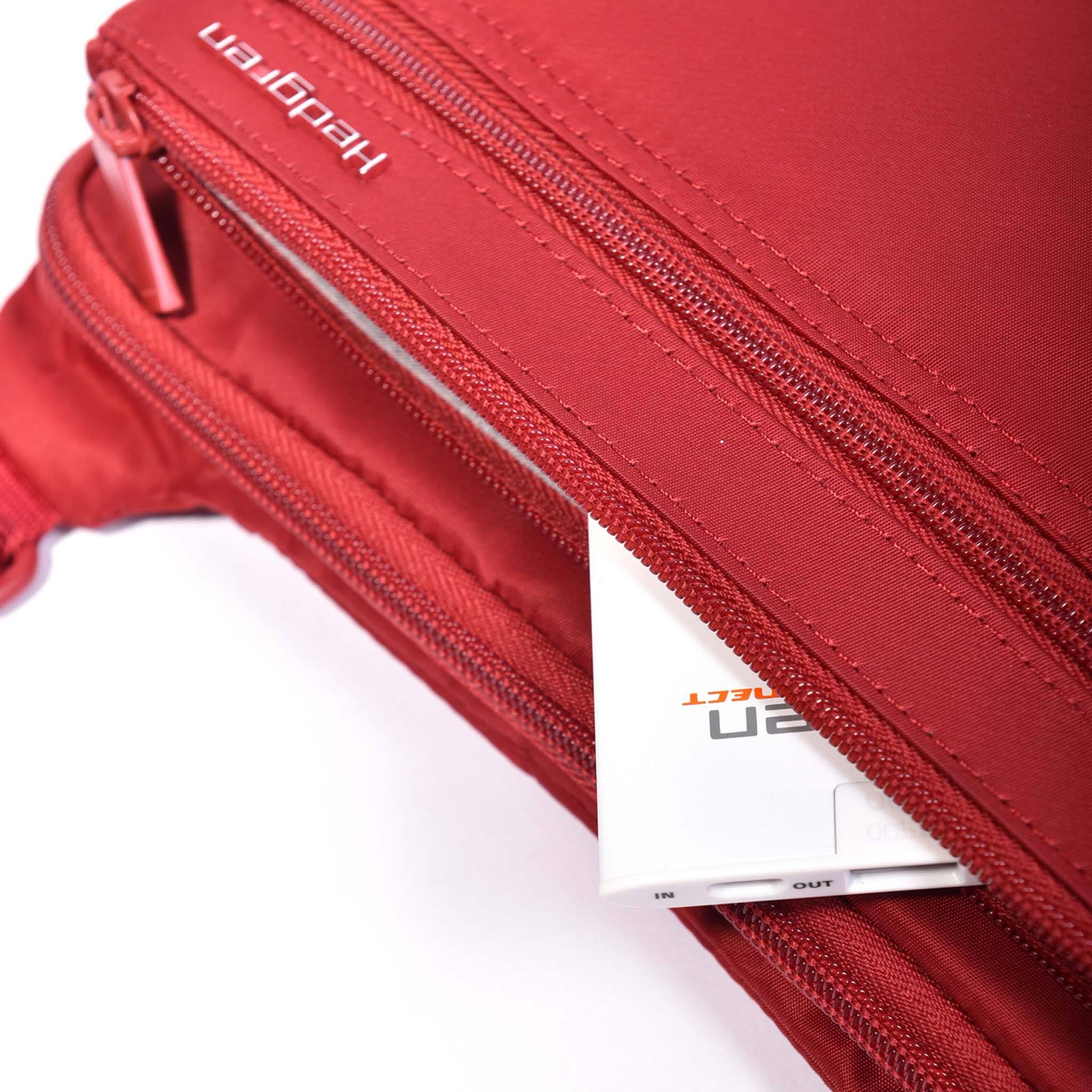 Blue RFID Crossbody with Safety Hook N17916