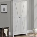 Ivory Pine 4 Shelf Storage Cabinet U982