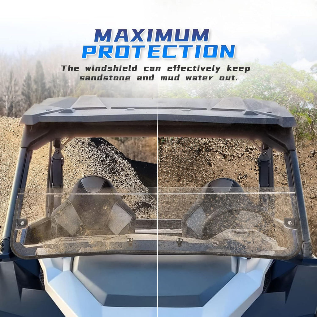 Clear Polycarbonate Half Windshield J60221