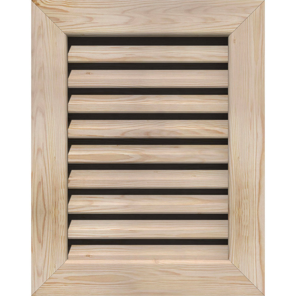 Unfinished Pine Gable Vent P158