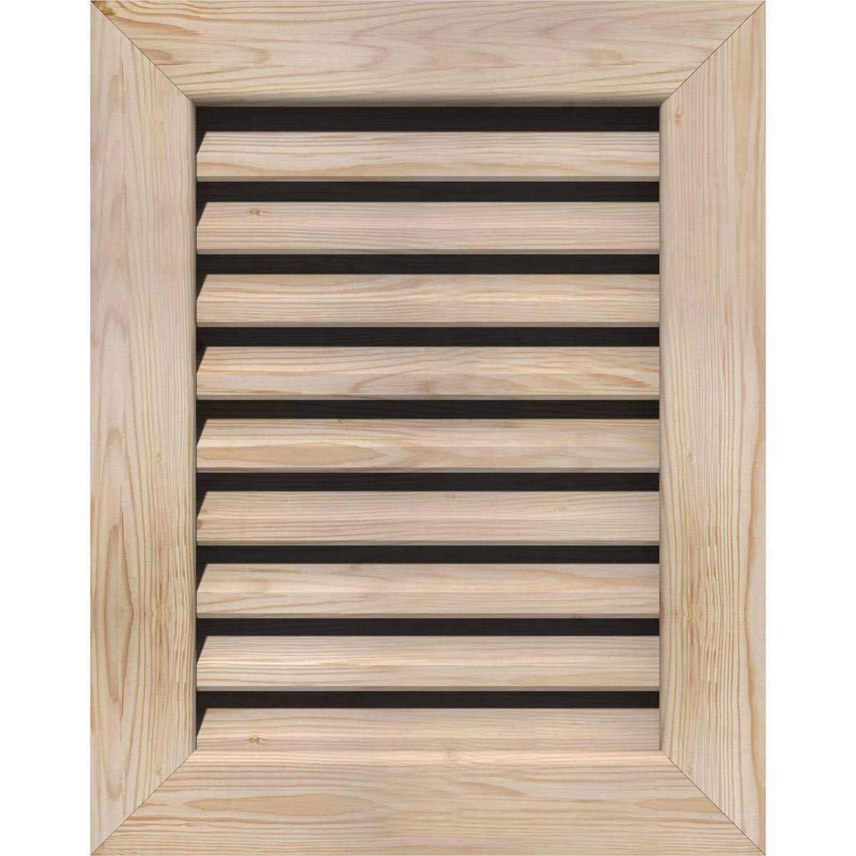 Unfinished Pine Gable Vent P158