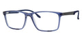 Blue Full Rim Rectangular Eyeglasses F611