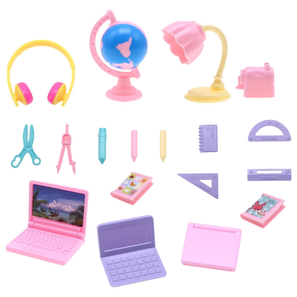 Miniature Doll School Supplies Set A824598