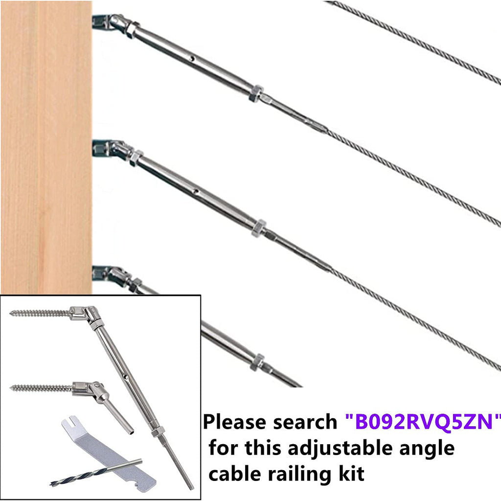 Stainless Steel Cable Wire Rope 7x7 400FT P33320