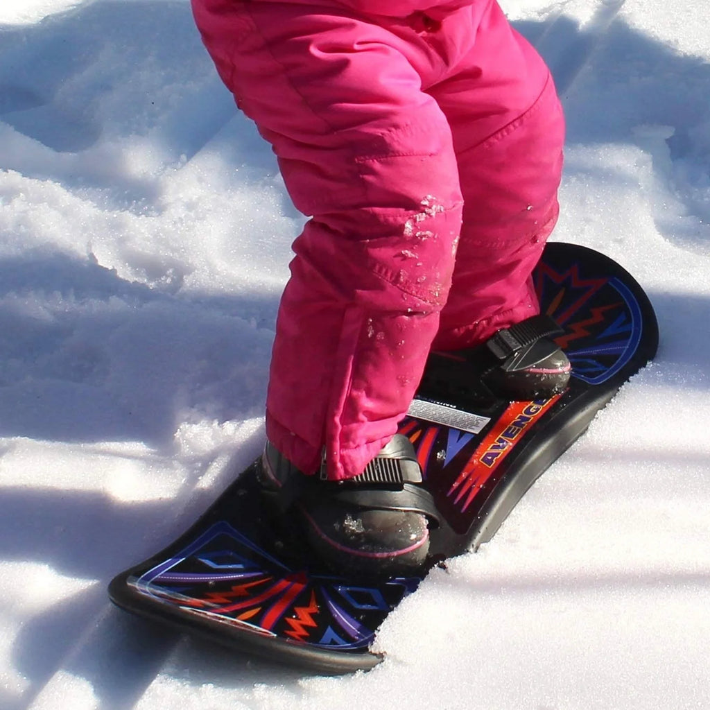 Plastic Snowboard with Foot Straps W581