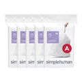 White Drawstring Trash Bags, 150 Count, 4.5 Liter / 1.2 Gallon U9198