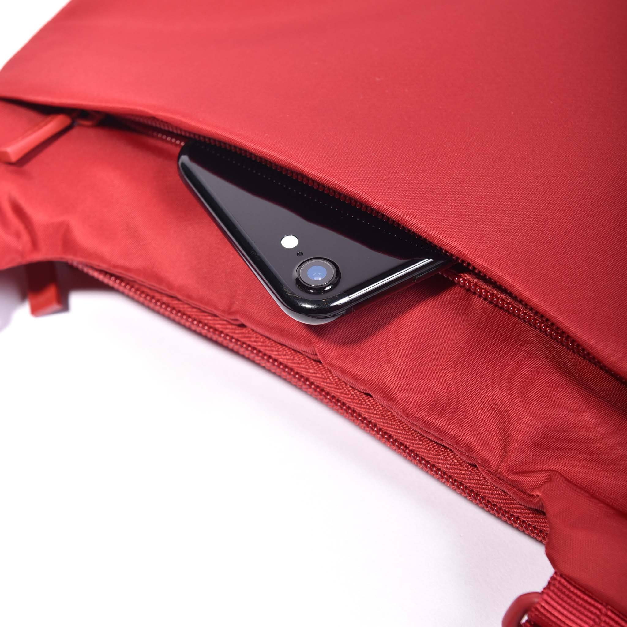 Blue RFID Crossbody with Safety Hook N17916