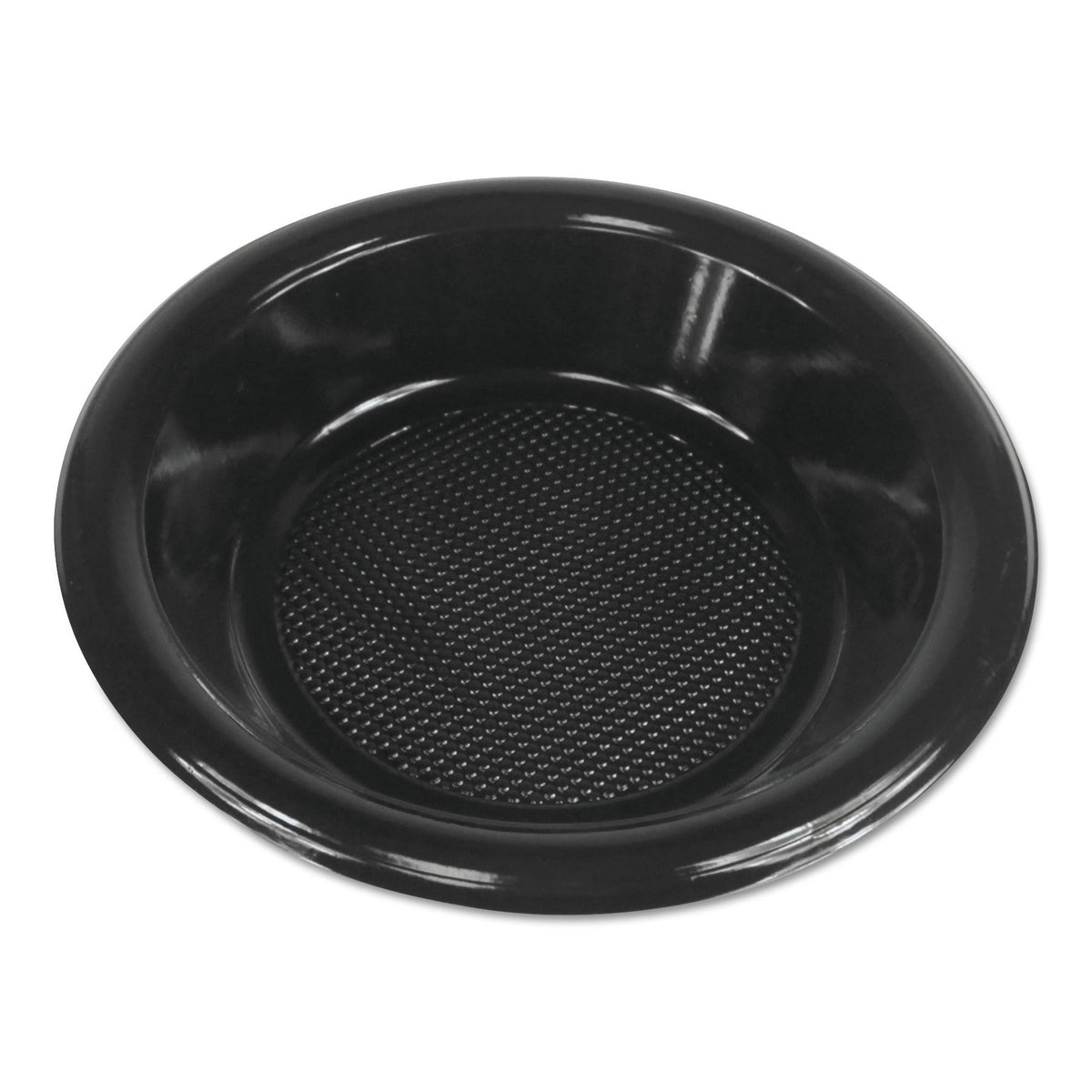 Black 10-12 oz Plastic Bowl, 1000/Carton U5621
