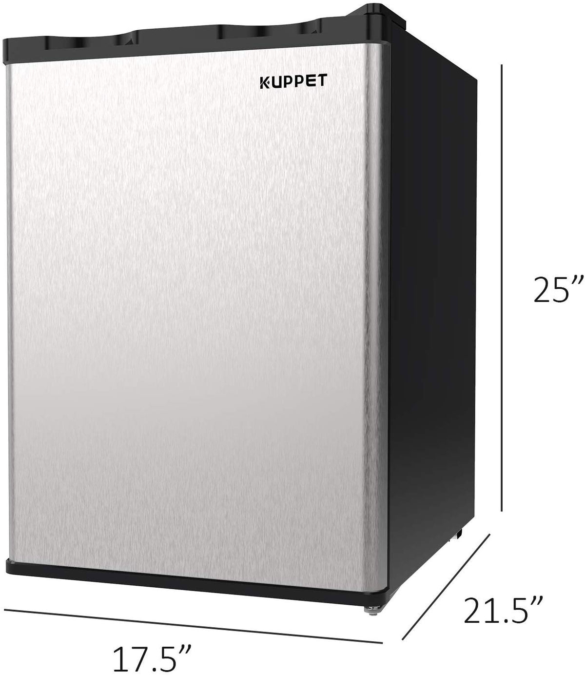 Compact Reversible Single Door Table Top Mini Freezer, 2.1CU.FT Q754830