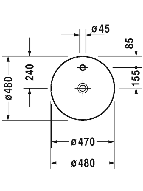 Above-Counter Bathroom Sink H16571