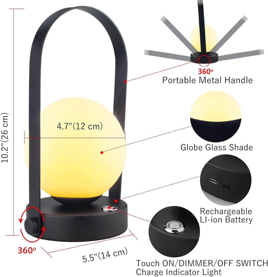 Cordless Table Lamp with Brightness Dimmable L563690