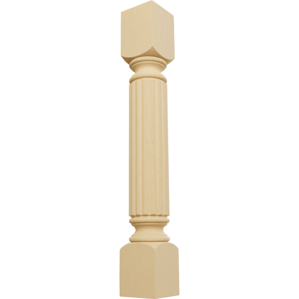 5-Inch W x 5-Inch D x 35 1/2-Inch H Reeded Cabinet Column V149102