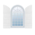 Vinyl Board-n-Batten Shutters V328390