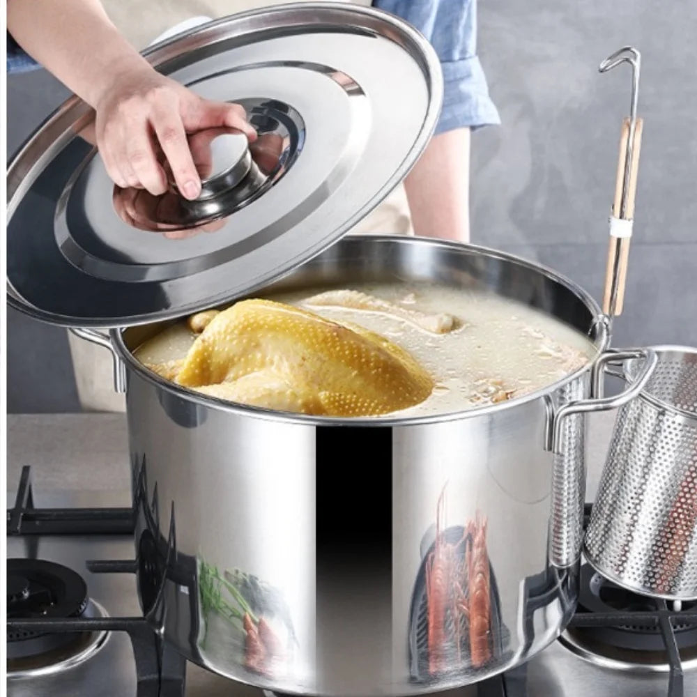 10L Stockpot with Lid Cookware V713309