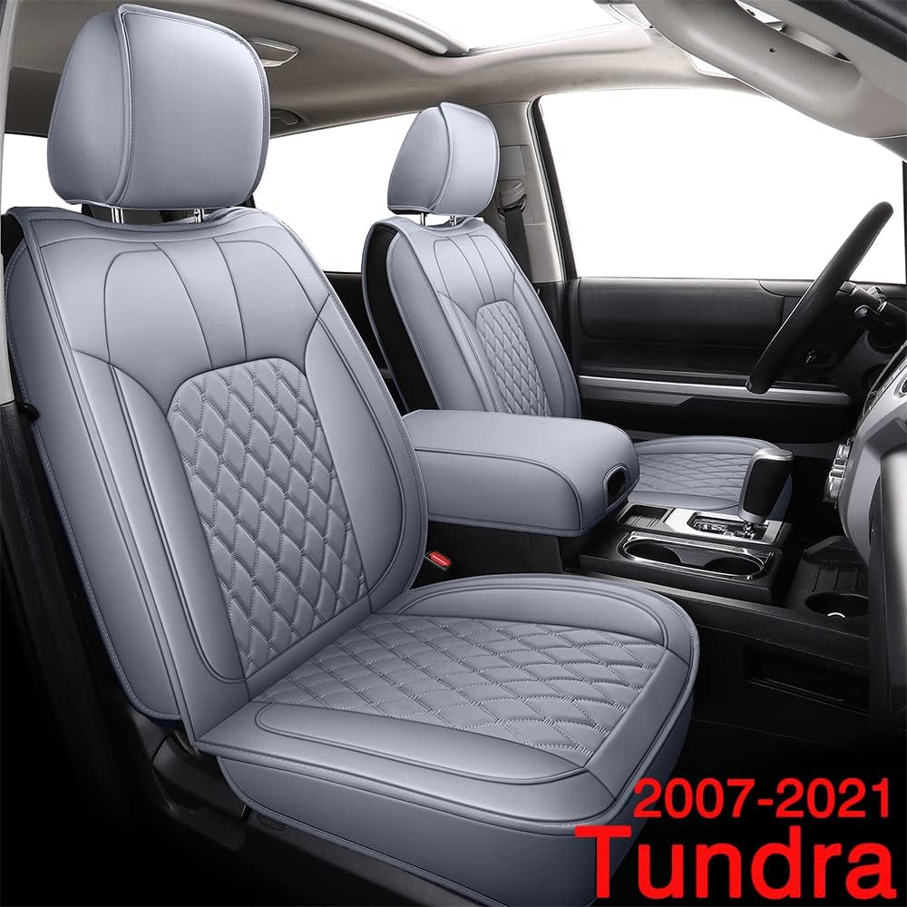 Black&Blue Water Proof Faux Leather Full Set Car Seat Covers L679