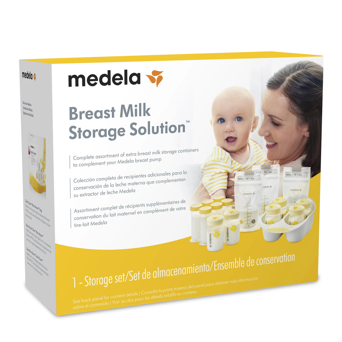 45 Pieces Clear Breast Milk Storage Set B730116
