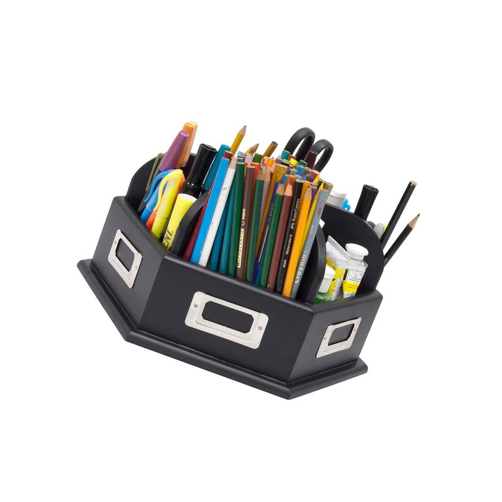 Black Wood Desk Carousel L6121