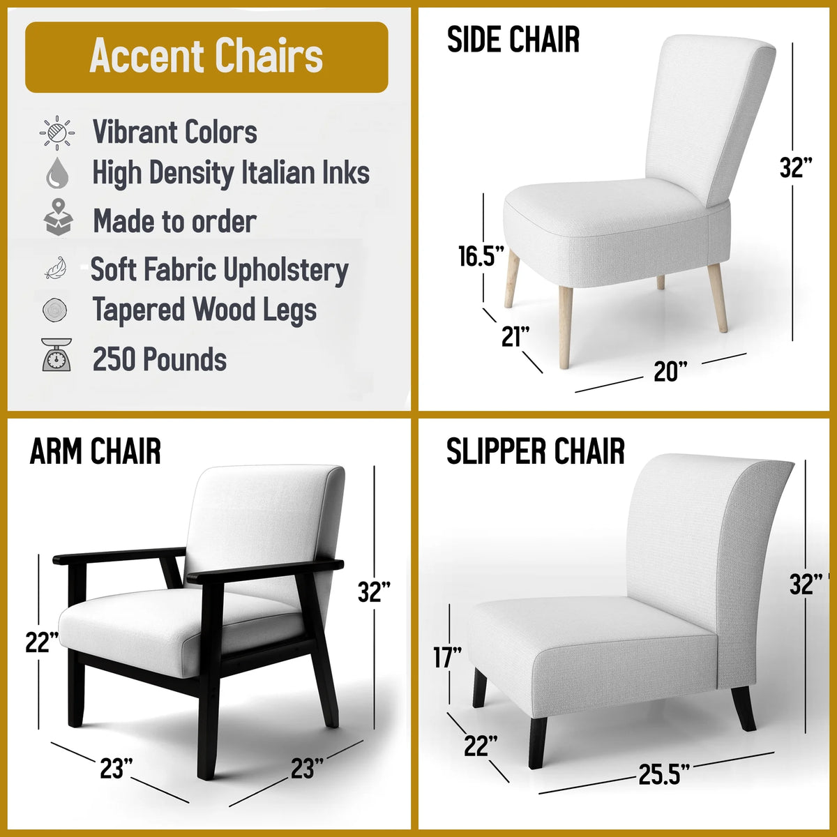 Upholstered Traditional Accent Chair F263411