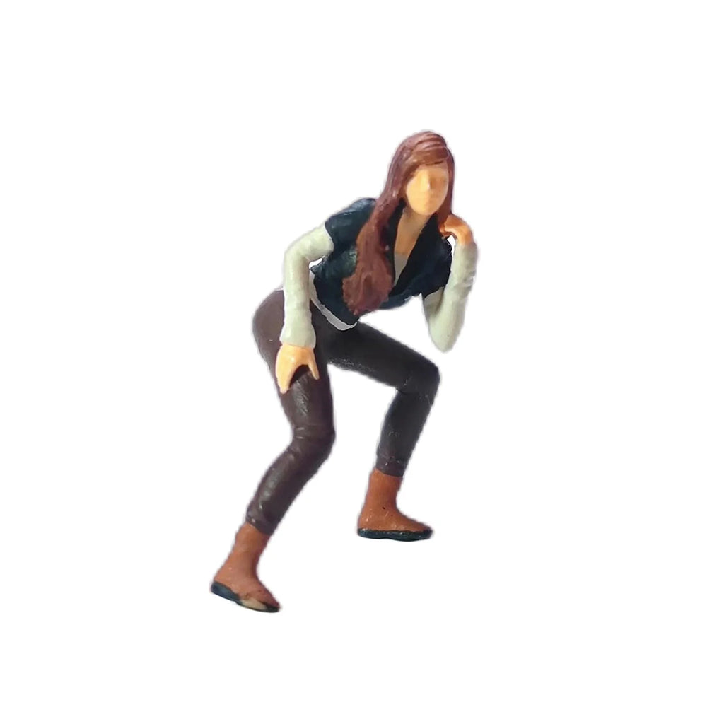 1/64 Scale Mini People Figures for Dollhouse Decor J87525