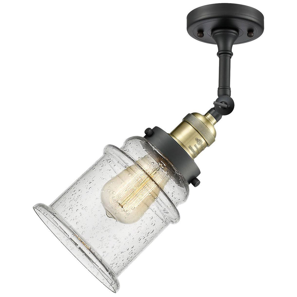 Antique Brass Semi Flush Mount Light R1560