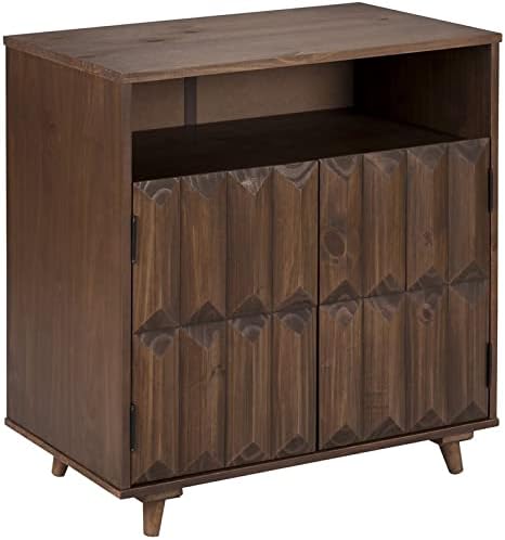 Walnut Solid Wood Accent Cabinet T1147