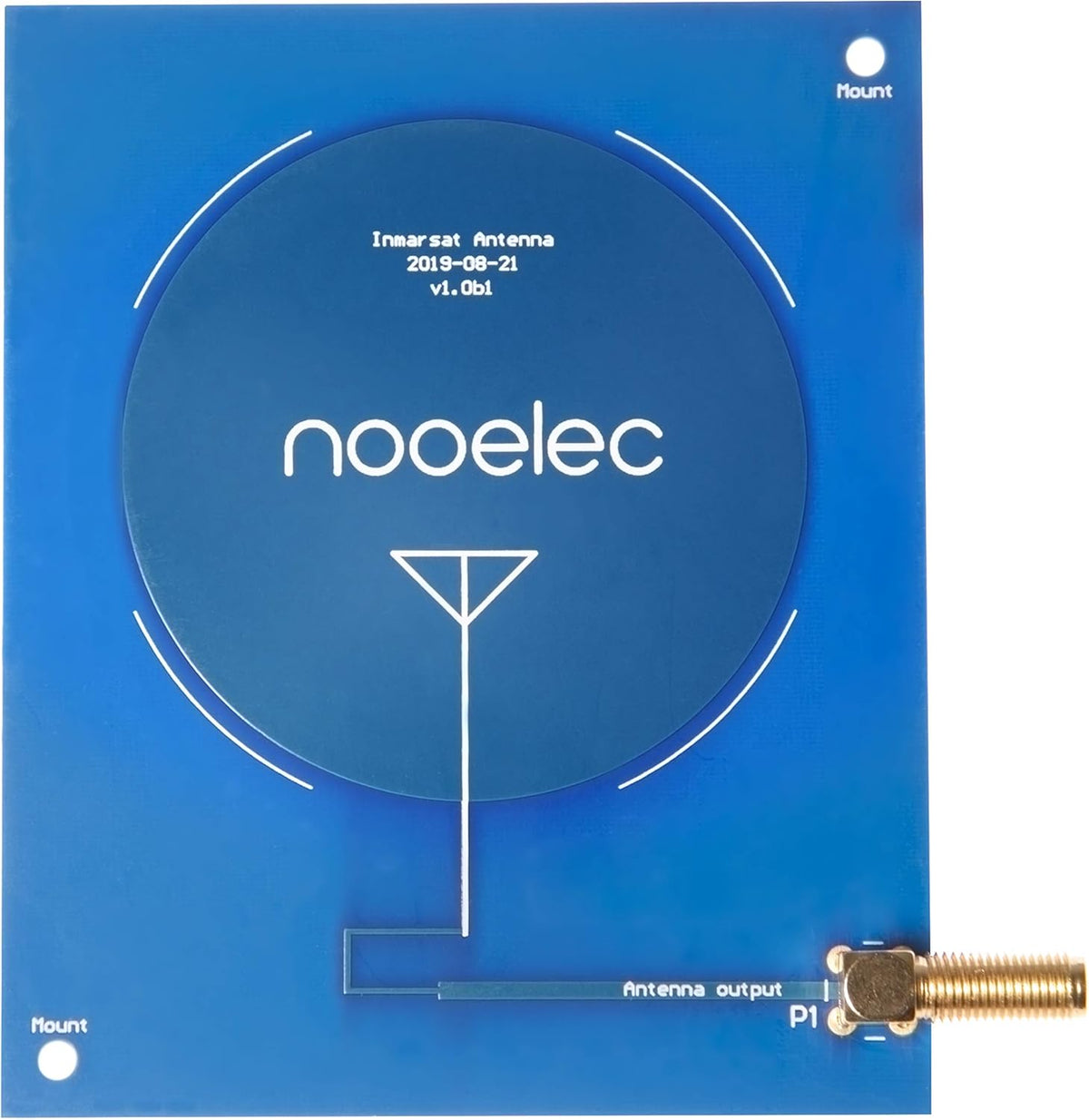Active Inmarsat Reception Bundle with LNA & Filter Module, 3.5dBi 1550MHz Patch Antenna, SMA DC Block, Cables & Adapters V8970