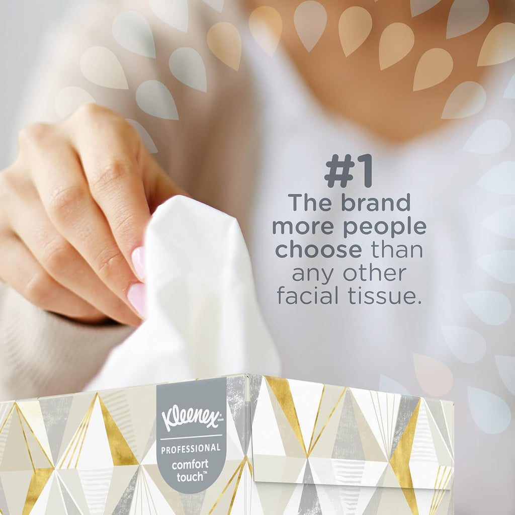 Facial Tissue Flat Tissue Boxes, 48 Boxes / Case, 125 Tissues / Box I13381