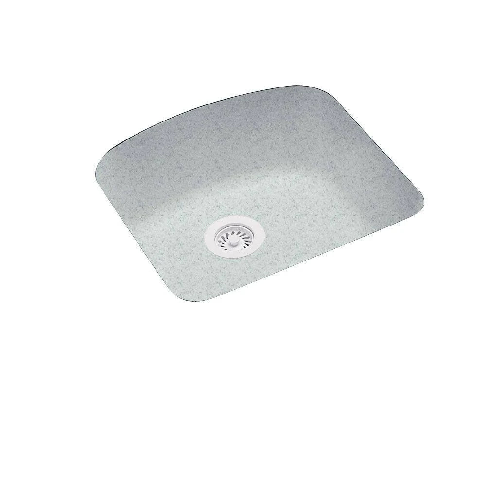 Tahiti Gray Single-Basin Undermount Kitchen Sink T772179
