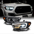 Black LED Projector Headlights Assemblies W26834