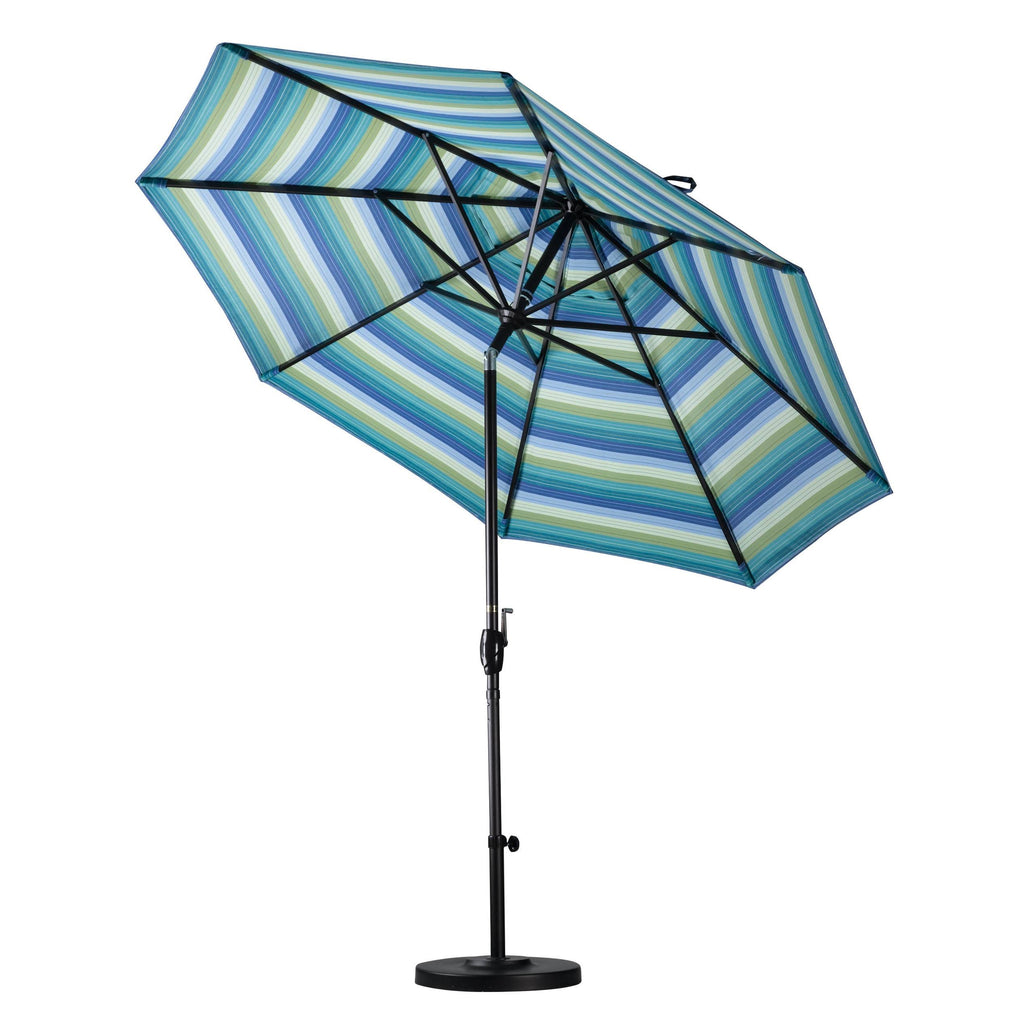 Red 7.5 ft Market Patio Umbrella with Push Tilt W186548