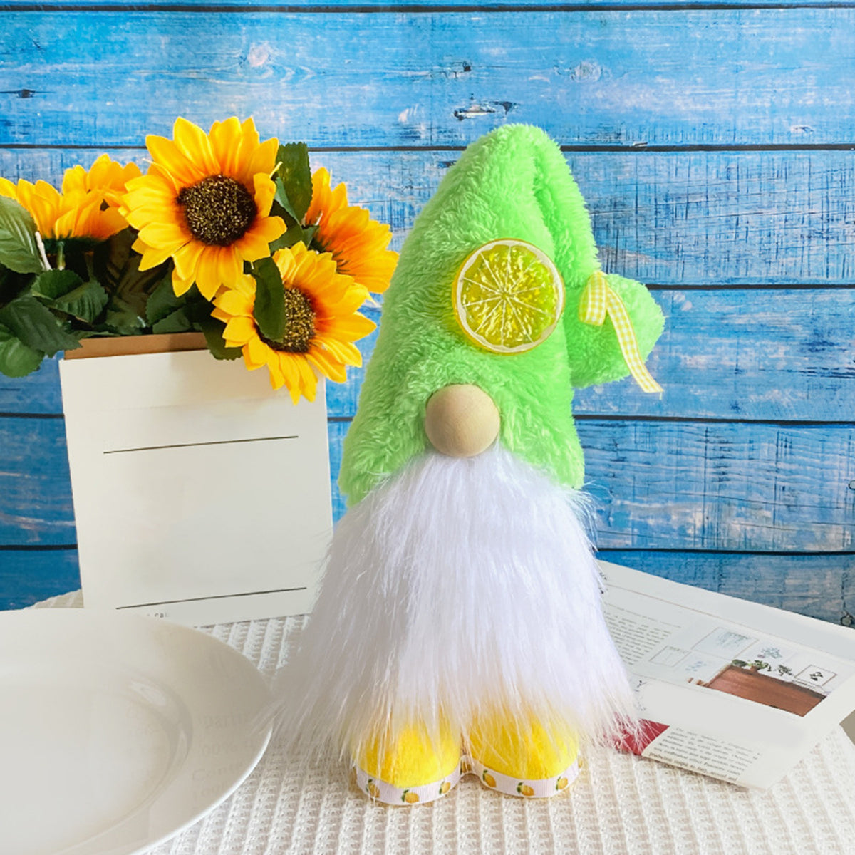 Summer Style Lemon Gnomes Plush Doll U631185