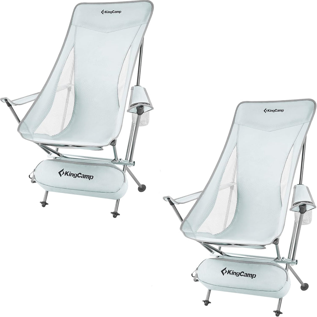 Lightweight Portable Folding Camping Chair with Armrest, High Back, Carry Bag G33666