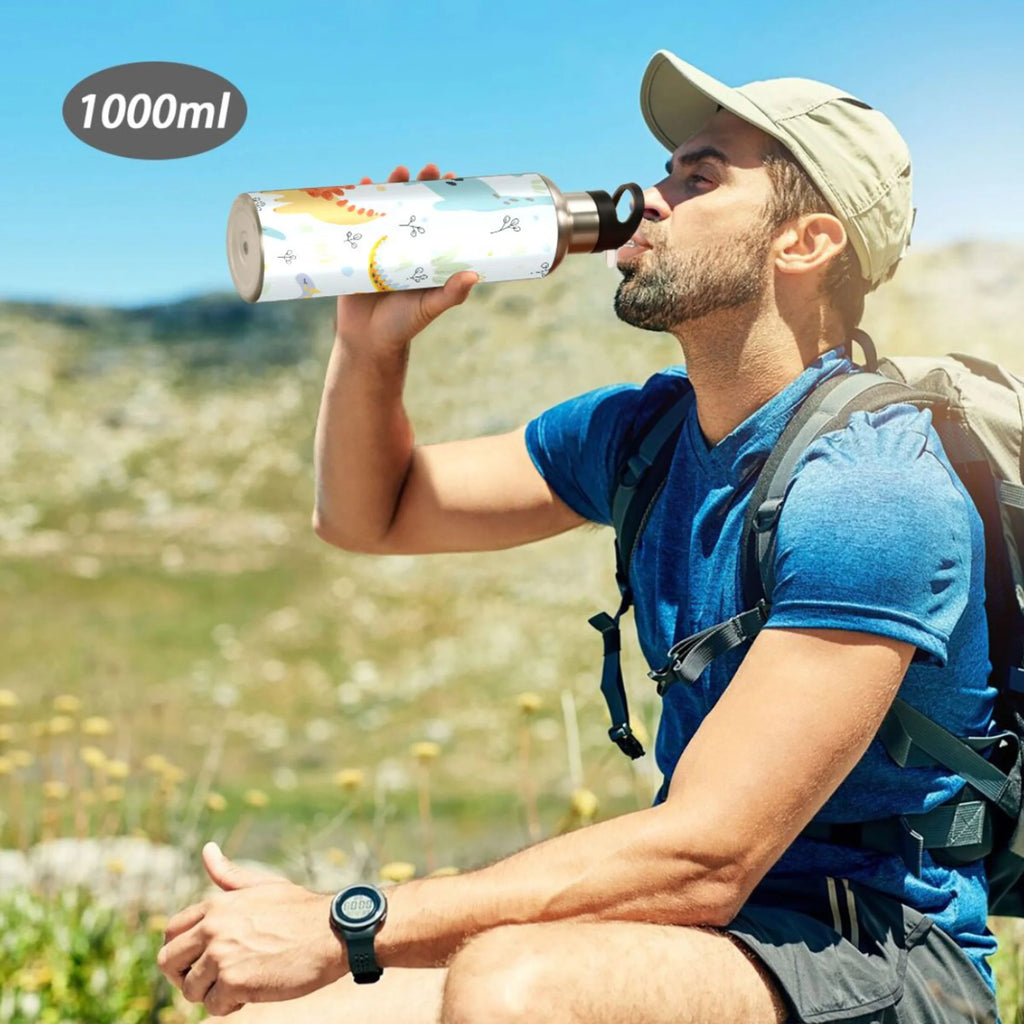 Stainless Steel Insulated Water Bottle with Straw Lid C8504