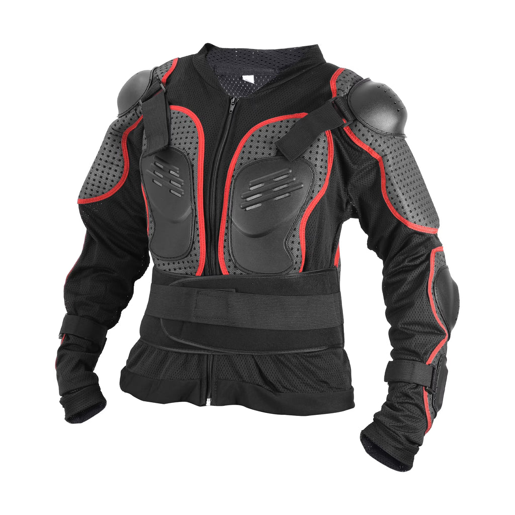 Red Dirt Bike Motorcycle Riding Protective Full Body Armor S7423